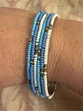 Set of 6 Beaded Bangles